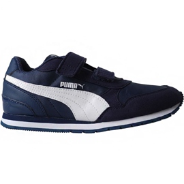 Puma St Runner v2 Nl V Ps Jr 365294 09 bleu marin Puma St Runner v2 Nl V Ps Jr 365294 09 bleu marin