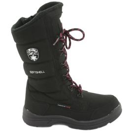 Bottes de neige avec membrane American Club SN12 en noir rose