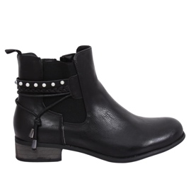Bottines Chelsea noires pour femmes 846 Black le noir