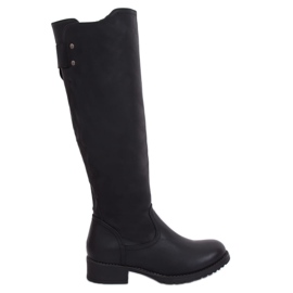 Bottes noires pour femmes Z166 Noir