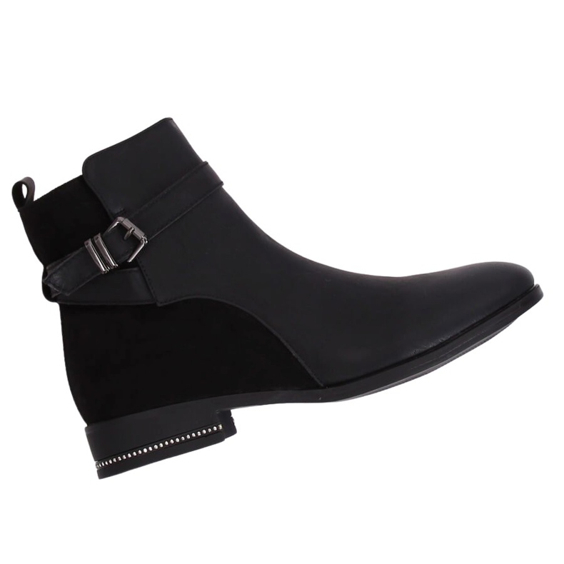 Bottines Jodhpur noires pour femmes 3332 Noir le noir Bottines Jodhpur noires pour femmes 3332 Noir le noir