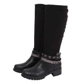 Bottes d'équitation sur le protecteur noir Z188 Black