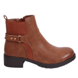 Camel 1089 Bottines Chelsea Camel brun