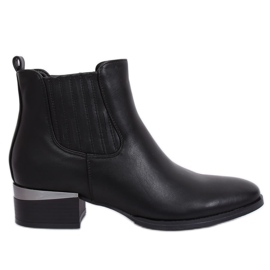 Bottines Chelsea noires pour femmes 3303 Noir le noir Bottines Chelsea noires pour femmes 3303 Noir le noir