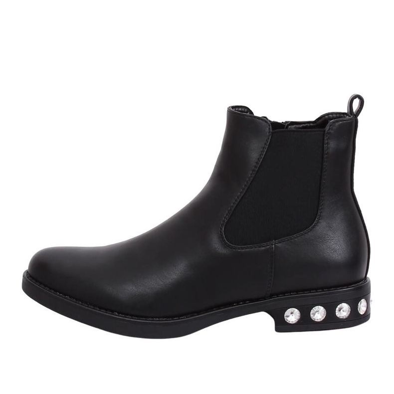 Bottines Chelsea noires pour femmes 7669 Noir le noir Bottines Chelsea noires pour femmes 7669 Noir le noir