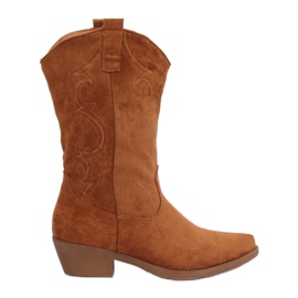 Camel NC972 Bottes de cowboy camel brun