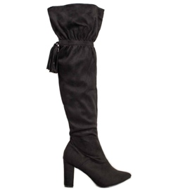 Seastar Bottes noires à franges le noir