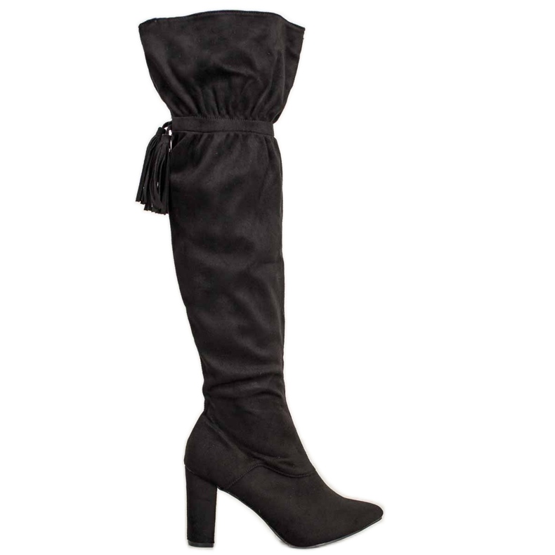 Seastar Bottes noires à franges le noir