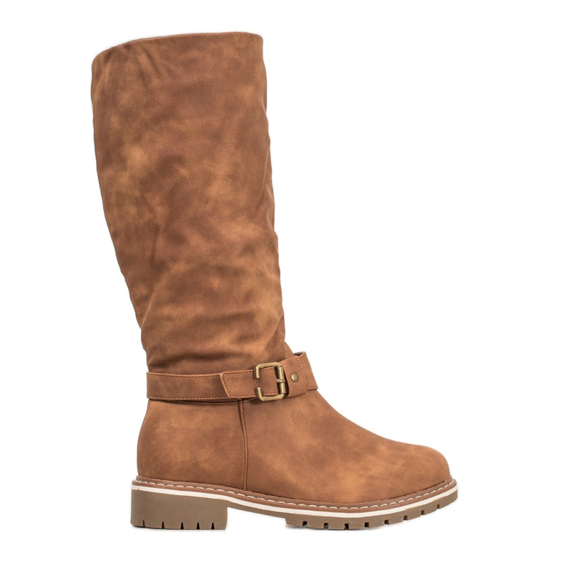 Super Me Bottes Avec Peau De Mouton brun