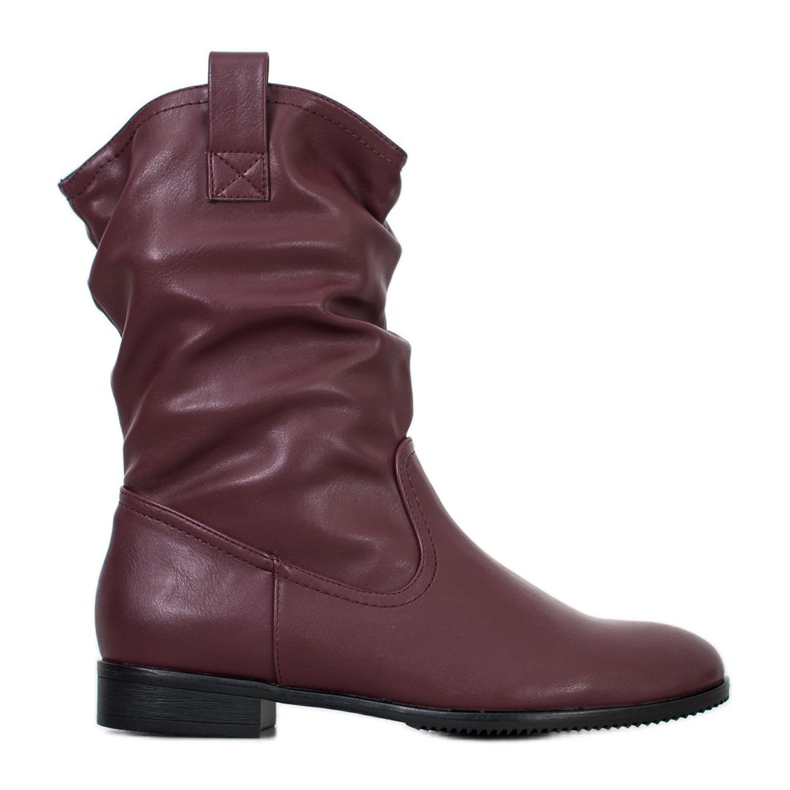 Sergio Leone Bottes de cowboy marron rouge