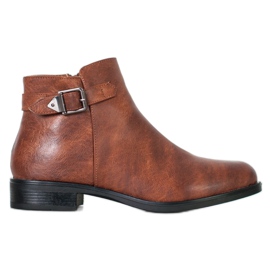 Small Swan Bottes basses classiques brun
