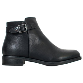 Small Swan Bottes basses classiques le noir