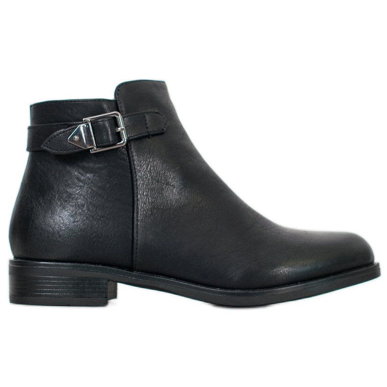 Small Swan Bottes basses classiques le noir