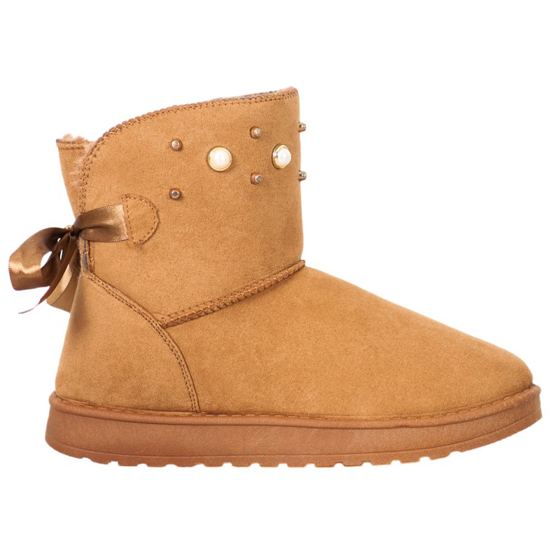 SHELOVET Mukluki avec des perles beige SHELOVET Mukluki avec des perles beige