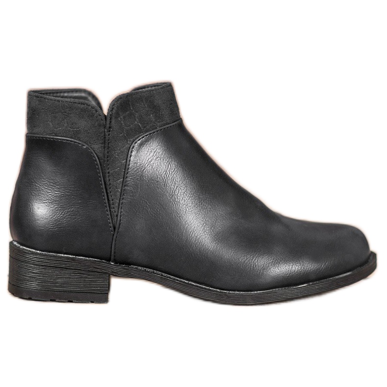 Small Swan Bottes noires décontractées le noir