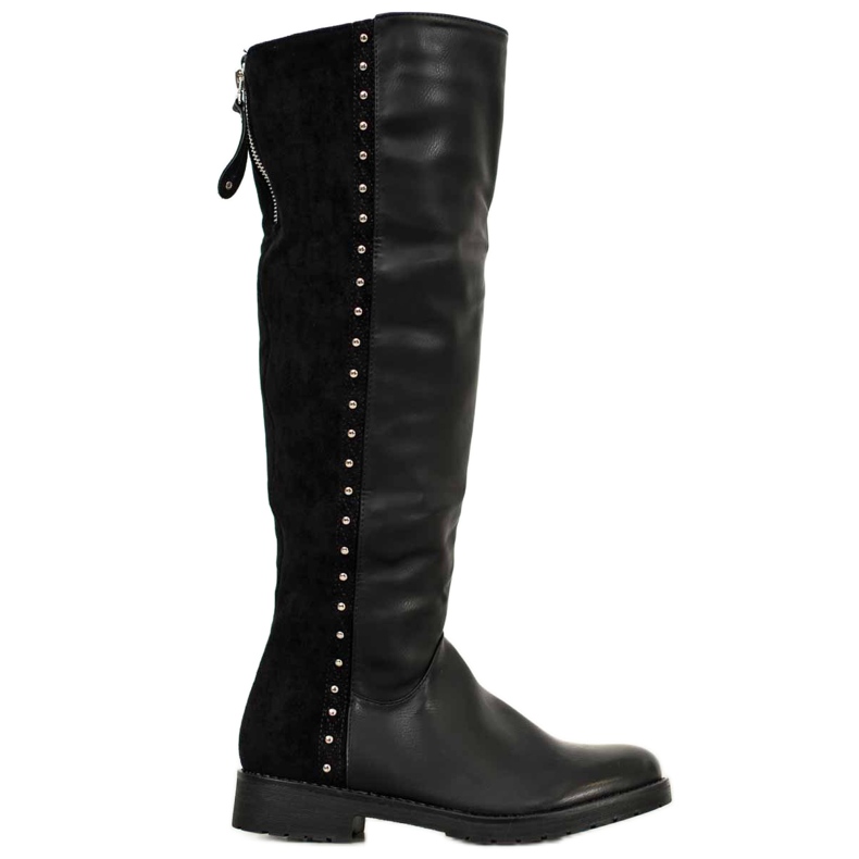 Bella Paris Bottes noires chaudes le noir
