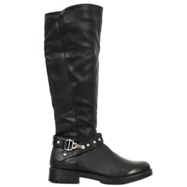Bella Paris Bottes d'équitation noires