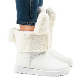 Bottes Eskimo isolées blanches NB137