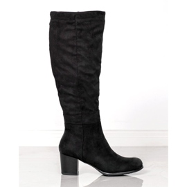 Bottes classiques sur le talon VINCEZA le noir Bottes classiques sur le talon VINCEZA le noir