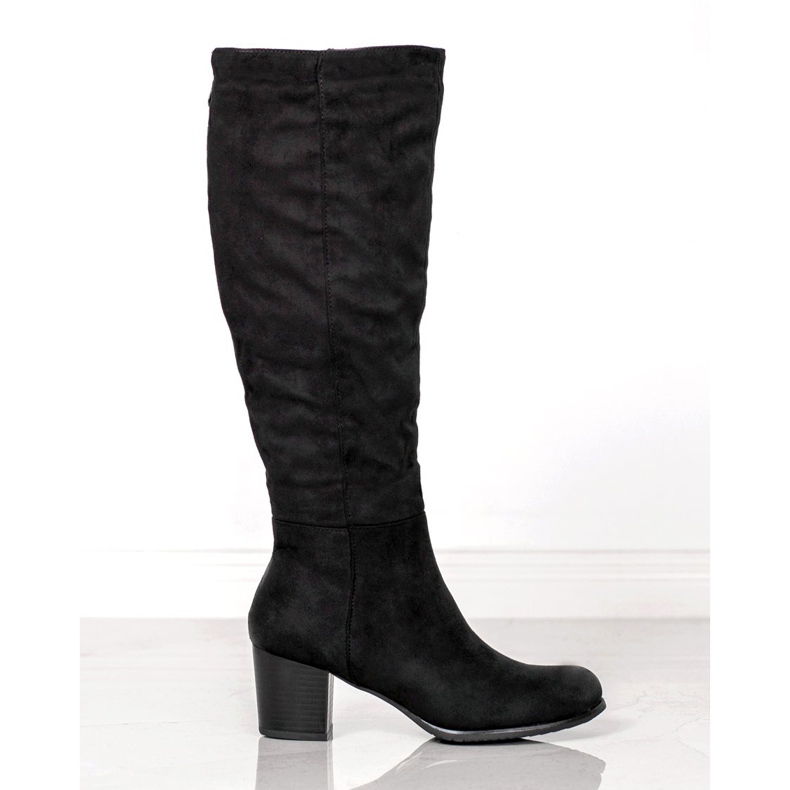 Bottes classiques sur le talon VINCEZA le noir Bottes classiques sur le talon VINCEZA le noir