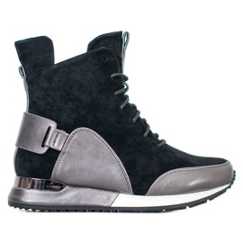 Goodin Baskets mode noir gris