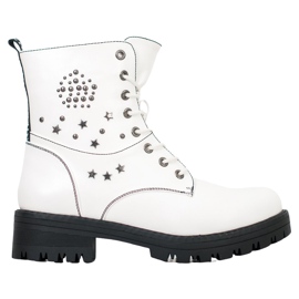 Goodin Trappeurs blancs avec des étoiles