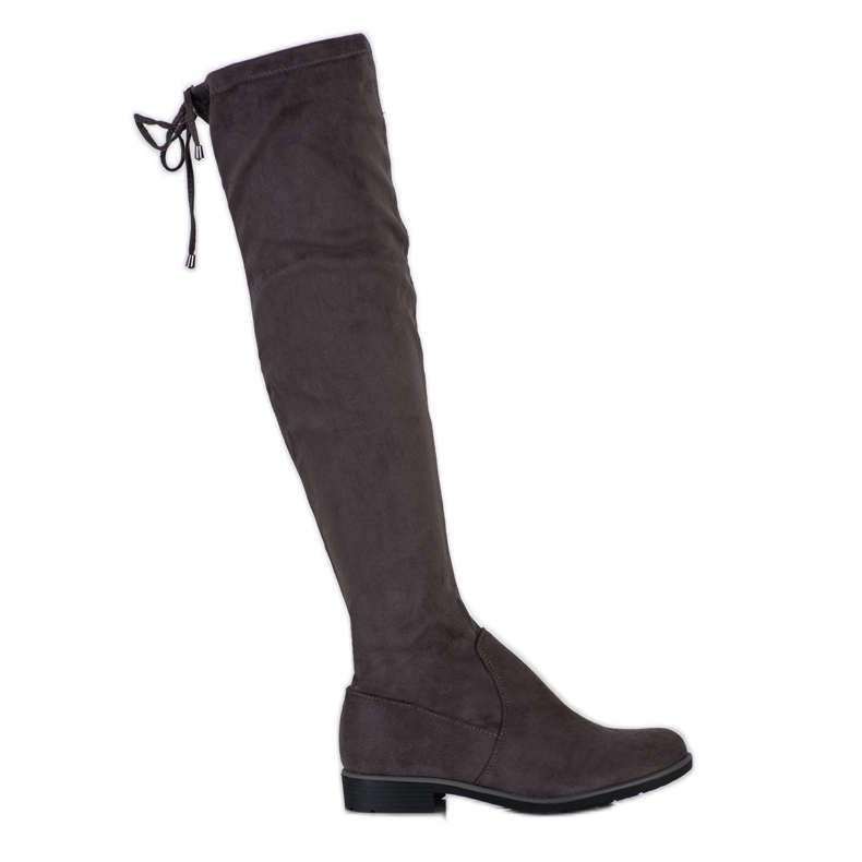 J. Star Cuissardes en daim avec un lien gris