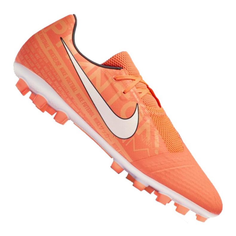 Nike Phantom Vnm Academy Ag M CK0410-810 chaussures de football orange orange