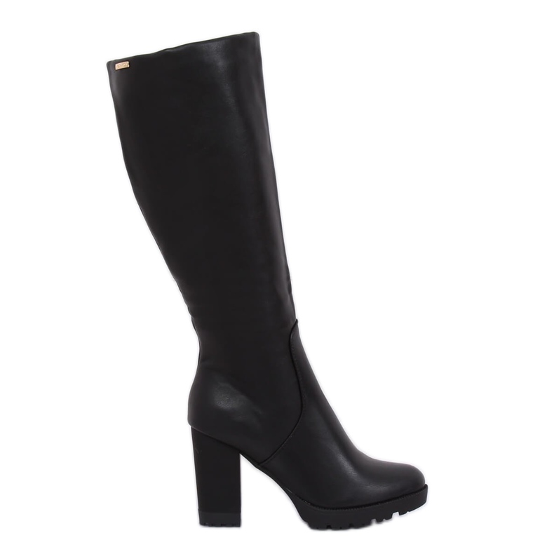 Bottines noires à talons 1107-GG Black Ii Species le noir