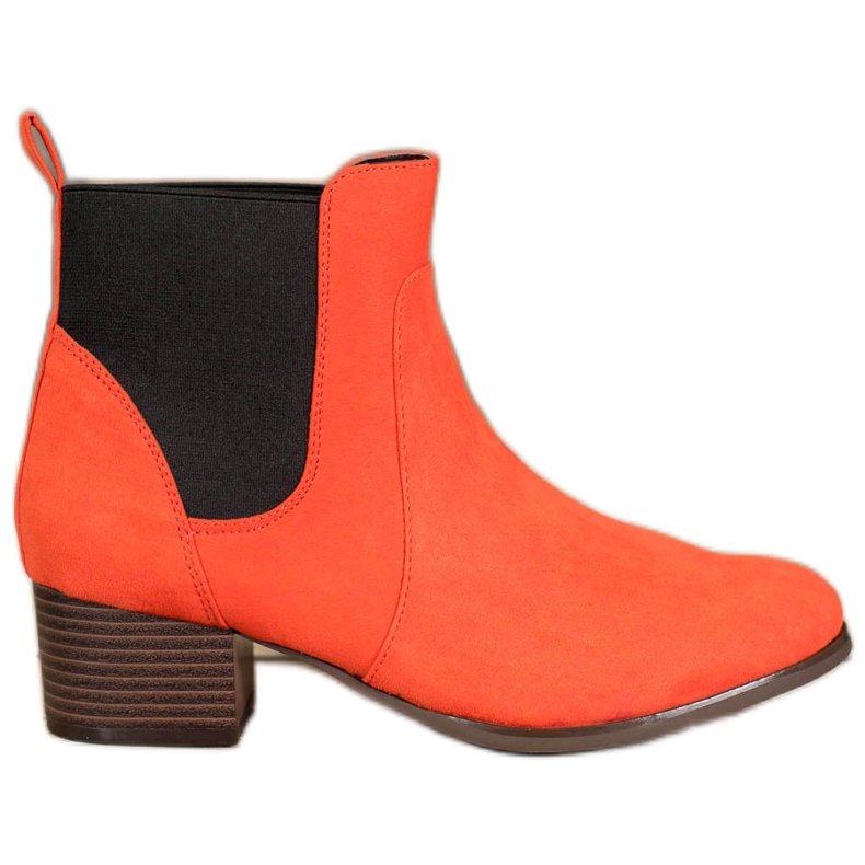 Kylie Bottines Chelsea classiques orange