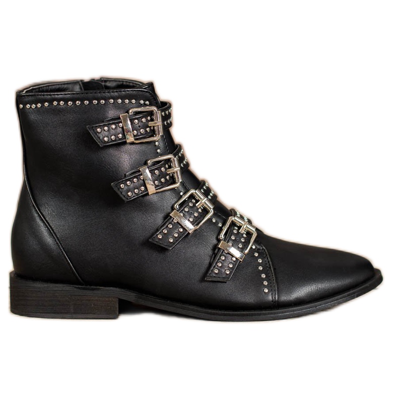 Bestelle Bottes Rock noires le noir