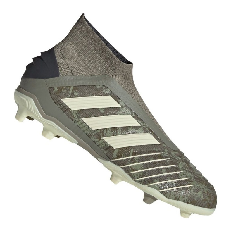 Chaussures de foot Adidas Jr Predator 19+ Fg M EF8213 gris gris