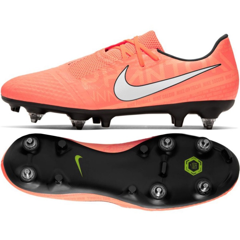 Chaussure de football Nike Phantom Venom Academy Sg Pro Ac M BQ9140 810 le noir orange