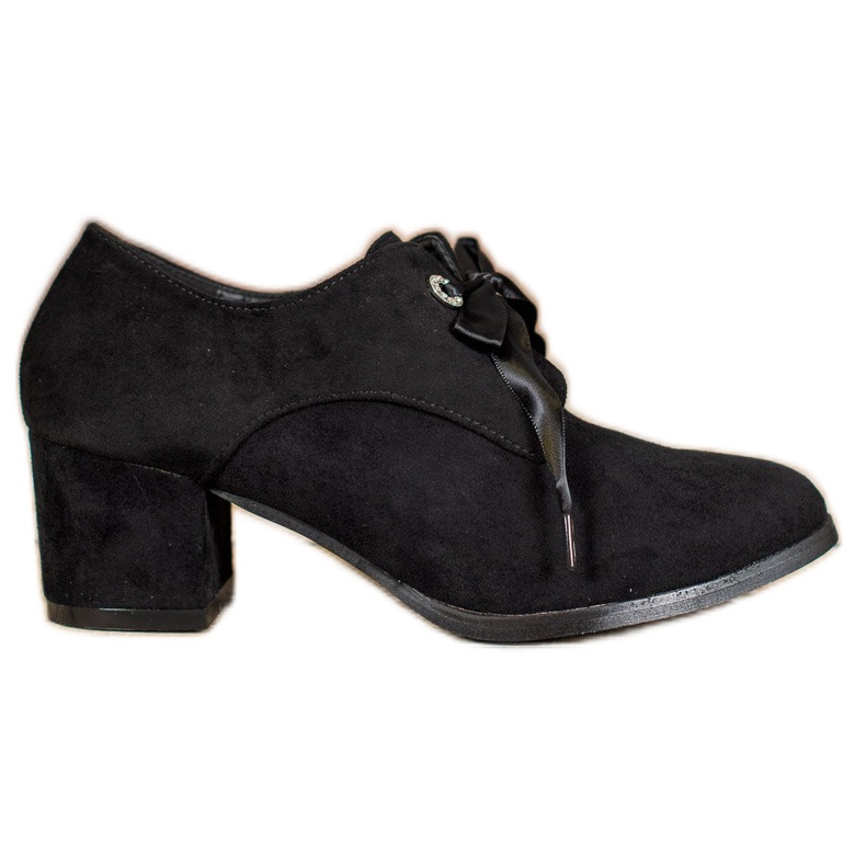 SHELOVET Escarpins attachés sur un pilier le noir