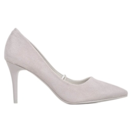 Kylie Escarpins classiques en daim gris