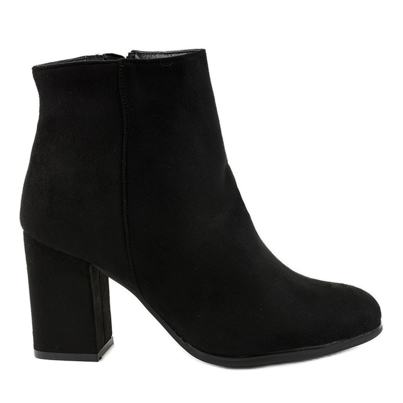 Bottes isolées noires sur le poteau G-7656 le noir Bottes isolées noires sur le poteau G-7656 le noir