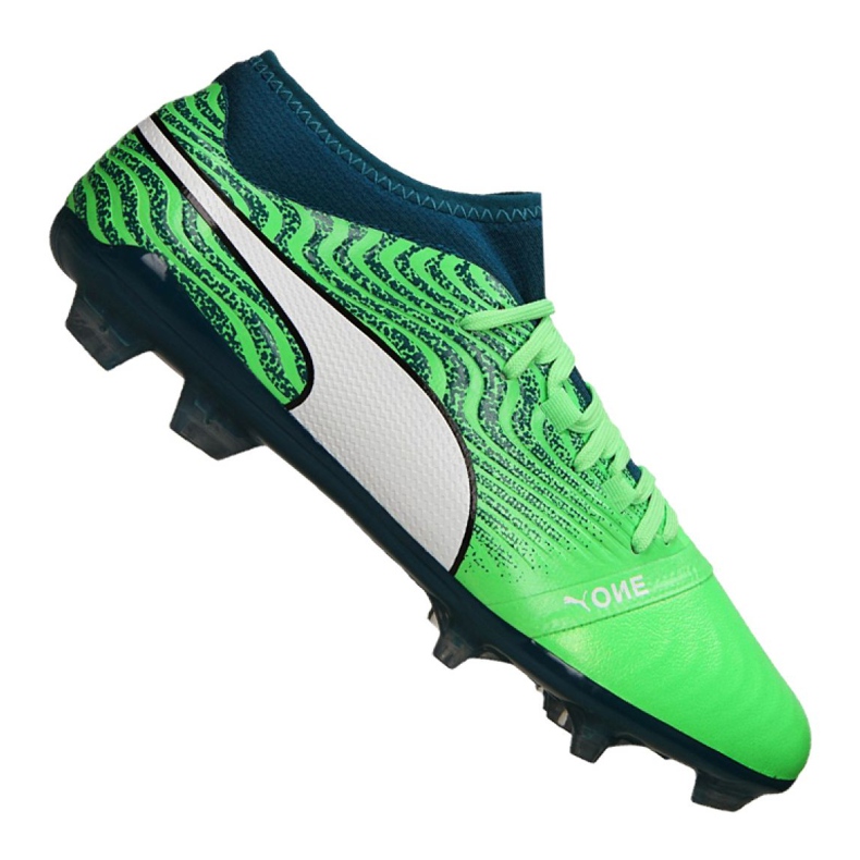 Chaussures de football Puma One 18.2 Fg M 104533-04 vert vert Chaussures de football Puma One 18.2 Fg M 104533-04 vert vert