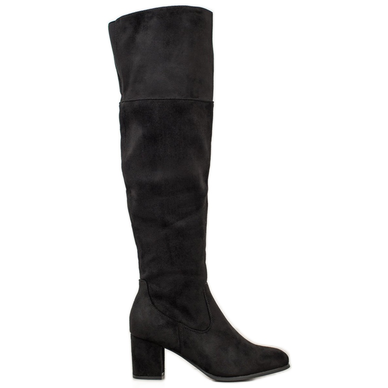 Clowse Bottes hautes en daim le noir