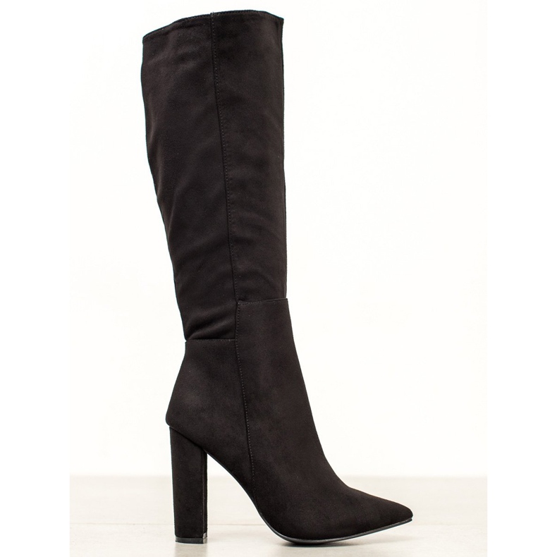 Seastar Bottines sexy en daim le noir