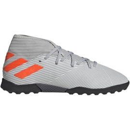 Chaussures de foot Adidas Nemeziz 19.3 Tf Jr EF8303 multicolore gris