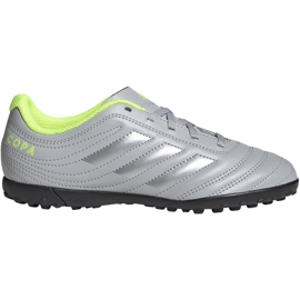Chaussures de foot Adidas Copa 20.4 Tf Jr EF8359 gris gris Chaussures de foot Adidas Copa 20.4 Tf Jr EF8359 gris gris