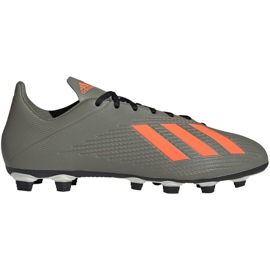 Chaussures de foot Adidas X 19.4 M FxG EF8368 vert vert Chaussures de foot Adidas X 19.4 M FxG EF8368 vert vert