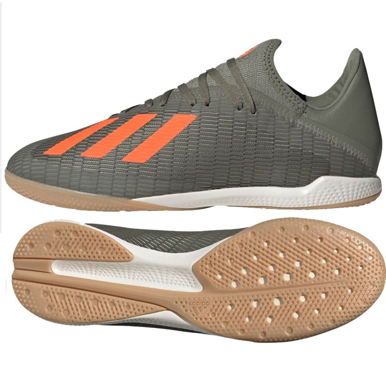 Chaussures d'intérieur adidas X 19.3 In M EF8367 gris gris