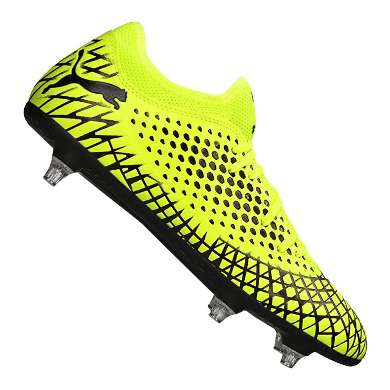 Chaussures de football Puma Future 4.4 Sg Fg M 105687-02 jaune jaune