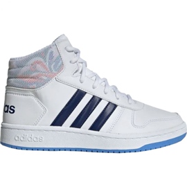Chaussures Adidas Hoops Mid 2.0 Jr EE8546 blanc