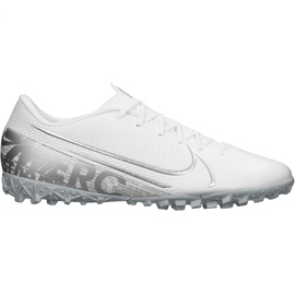 Nike Mercurial Vapor 13 Academy M Tf AT7996 100 chaussures de football multicolore blanche Nike Mercurial Vapor 13 Academy M Tf AT7996 100 chaussures de football multicolore blanche