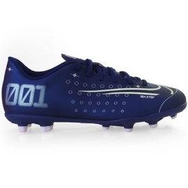 Chaussure de football Nike Mercurial Vapor 13 Club Mds FG / MG Jr CJ1148 401 bleu marine bleu marine