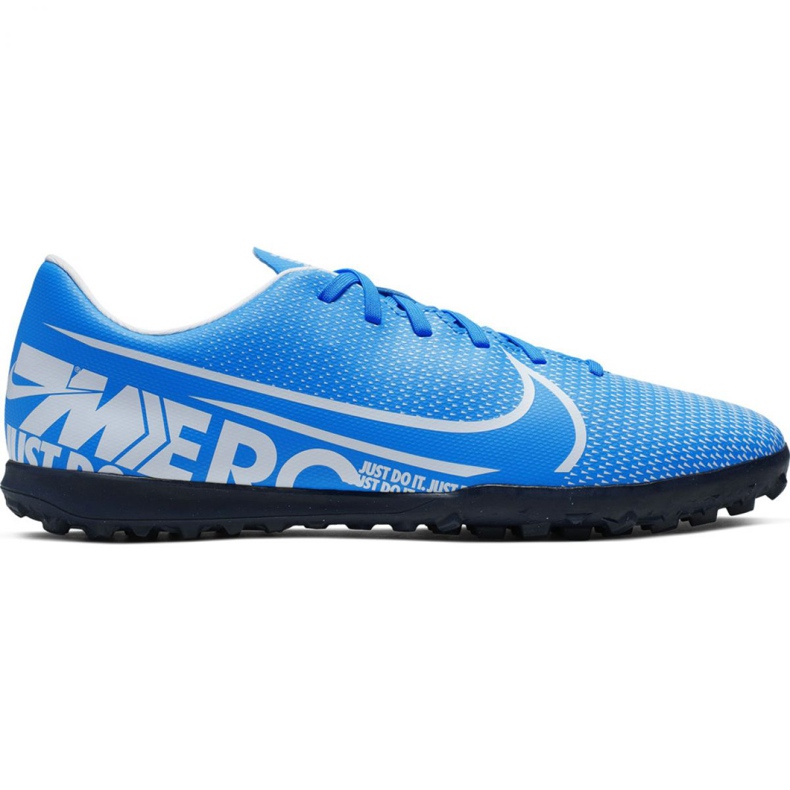 Nike Mercurial Vapor 13 Club M Tf AT7999 414 chaussures de football bleu bleu