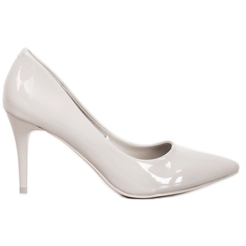 Kylie Escarpins classiques en cuir écologique gris