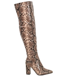 Seastar Cuissardes à imprimé serpent vert Seastar Cuissardes à imprimé serpent vert